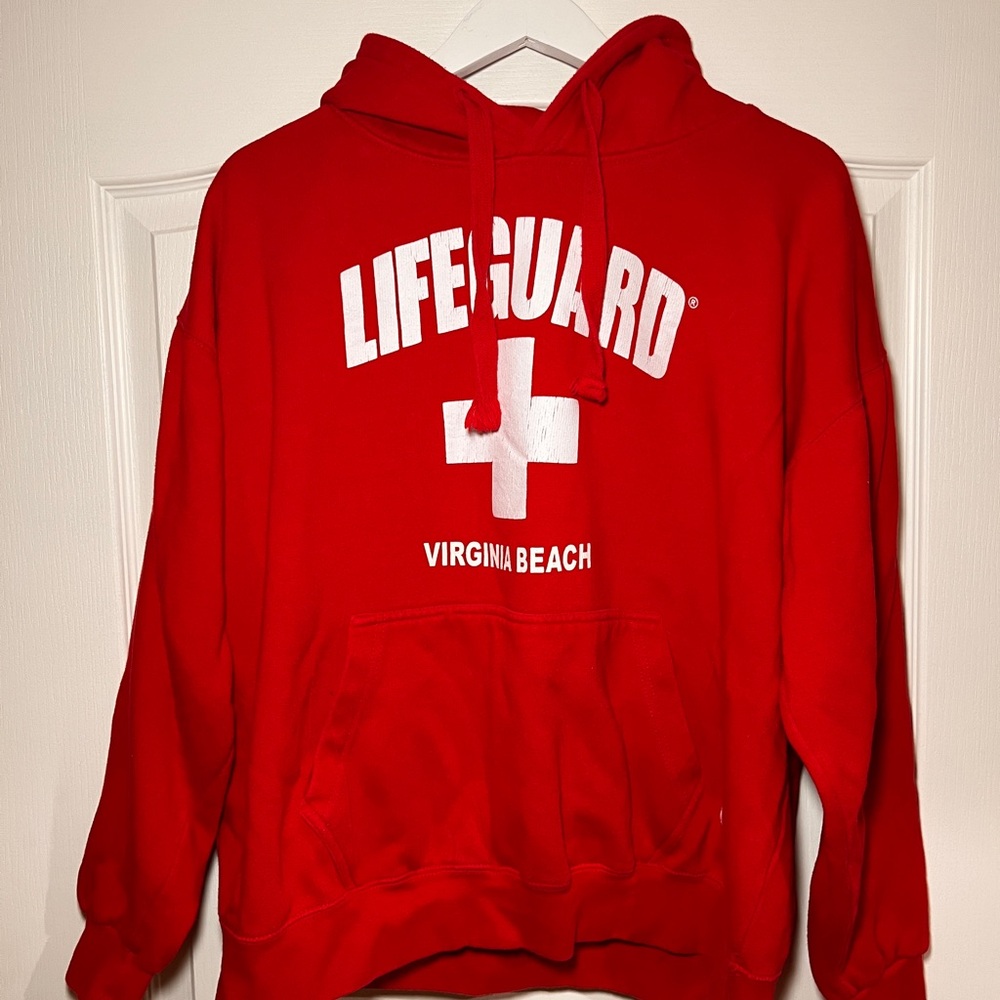 Red Lifeguard Hoodie
